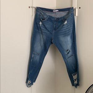 Distressed Skinny Jeans